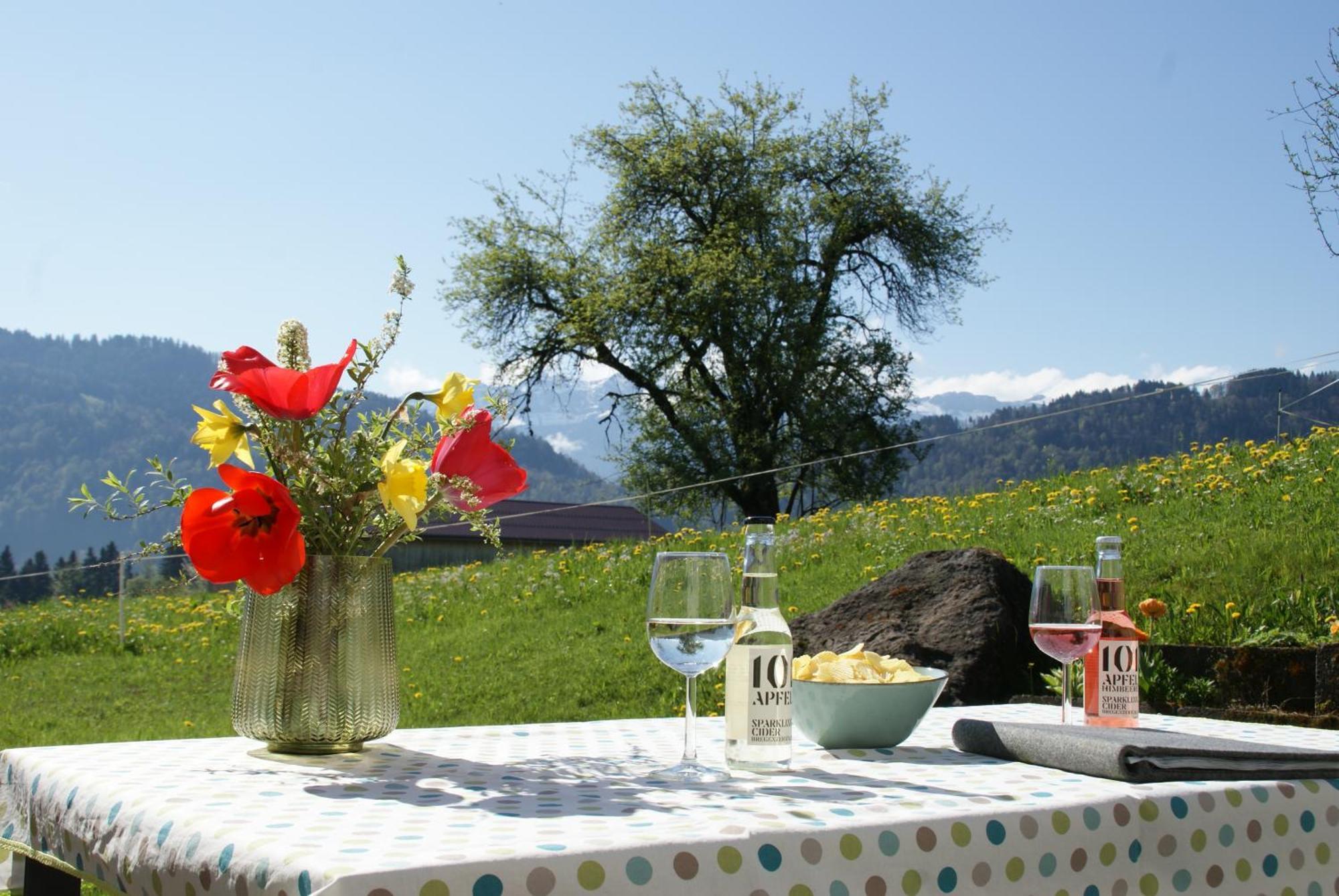 Ferienhof Schweizer Schwarzenberg im Bregenzerwald Exterior foto