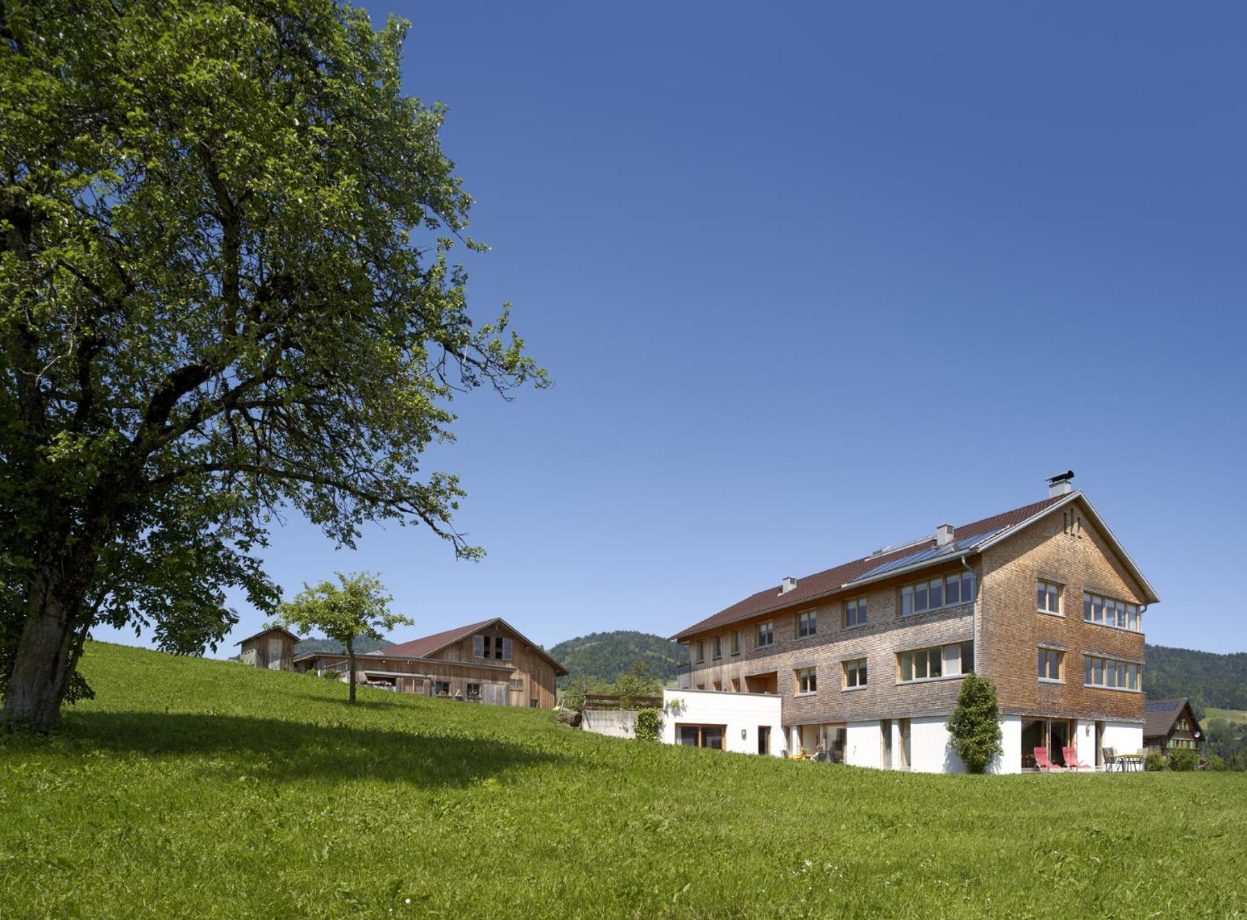 Ferienhof Schweizer Schwarzenberg im Bregenzerwald Exterior foto