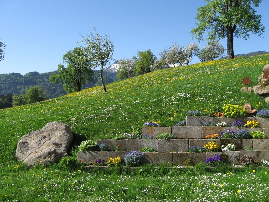 Ferienhof Schweizer Schwarzenberg im Bregenzerwald Exterior foto