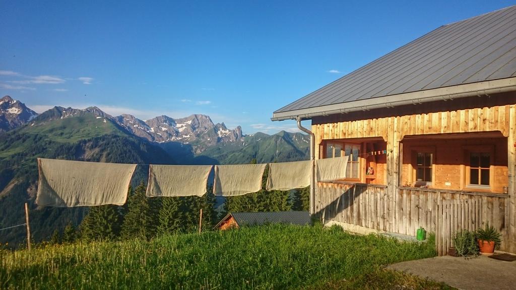 Ferienhof Schweizer Schwarzenberg im Bregenzerwald Exterior foto