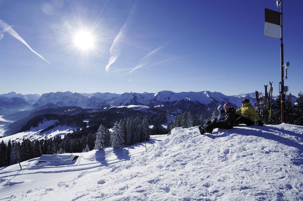 Ferienhof Schweizer Schwarzenberg im Bregenzerwald Exterior foto
